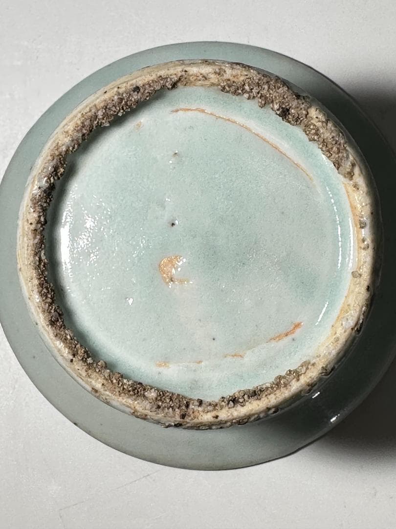 李朝　白磁　杯　茶托　古物　骨董