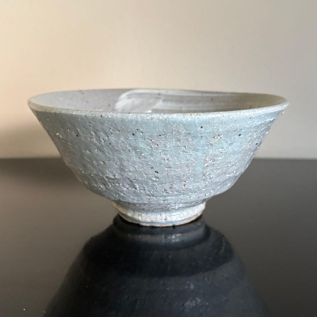 池順鐸作 韓国人間文化財 高麗陶窯 共箱・共布・栞付き 1客