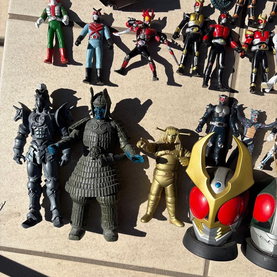 仮面ライダー フィギュアセット 約100体以上　レトロ