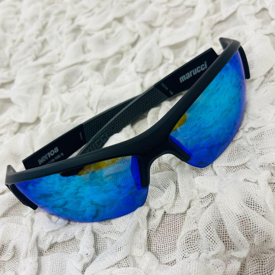 marucciマルチ サングラス MSNV108-MB-B 野球MLBスポーツ用