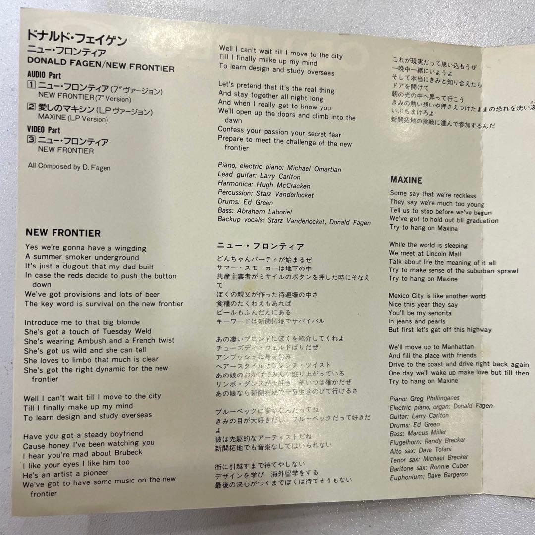 【CD VIDEO】 ドナルド・フェイゲン ※非VCD/説明文必読