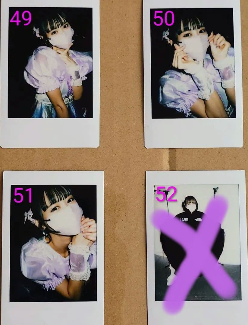 FRUITS ZIPPER チェキ 仲川瑠夏