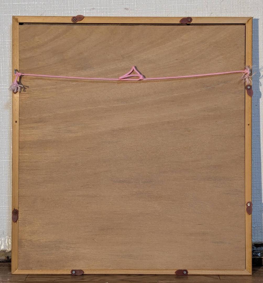 【真作】絵画　水墨画（色紙）　幽玄の富士　静寂と余白の美　気韻生動の一枚　Y4