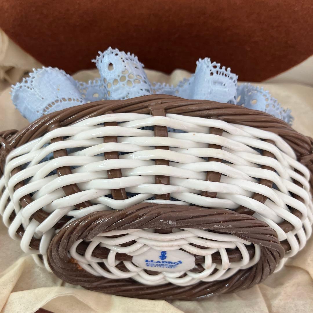 LLADRO リヤドロ フラワーバスケット (1.552.3)箱付き