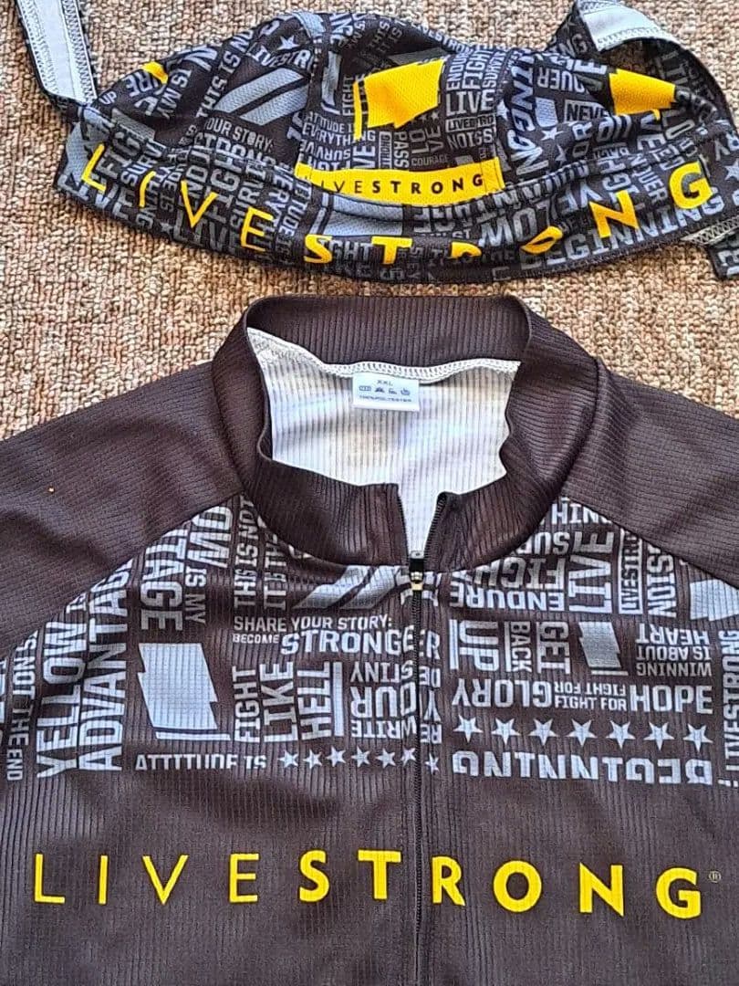 レアLIVESTRONG ランス·アームストロングサイクルジャージ上下セット！！