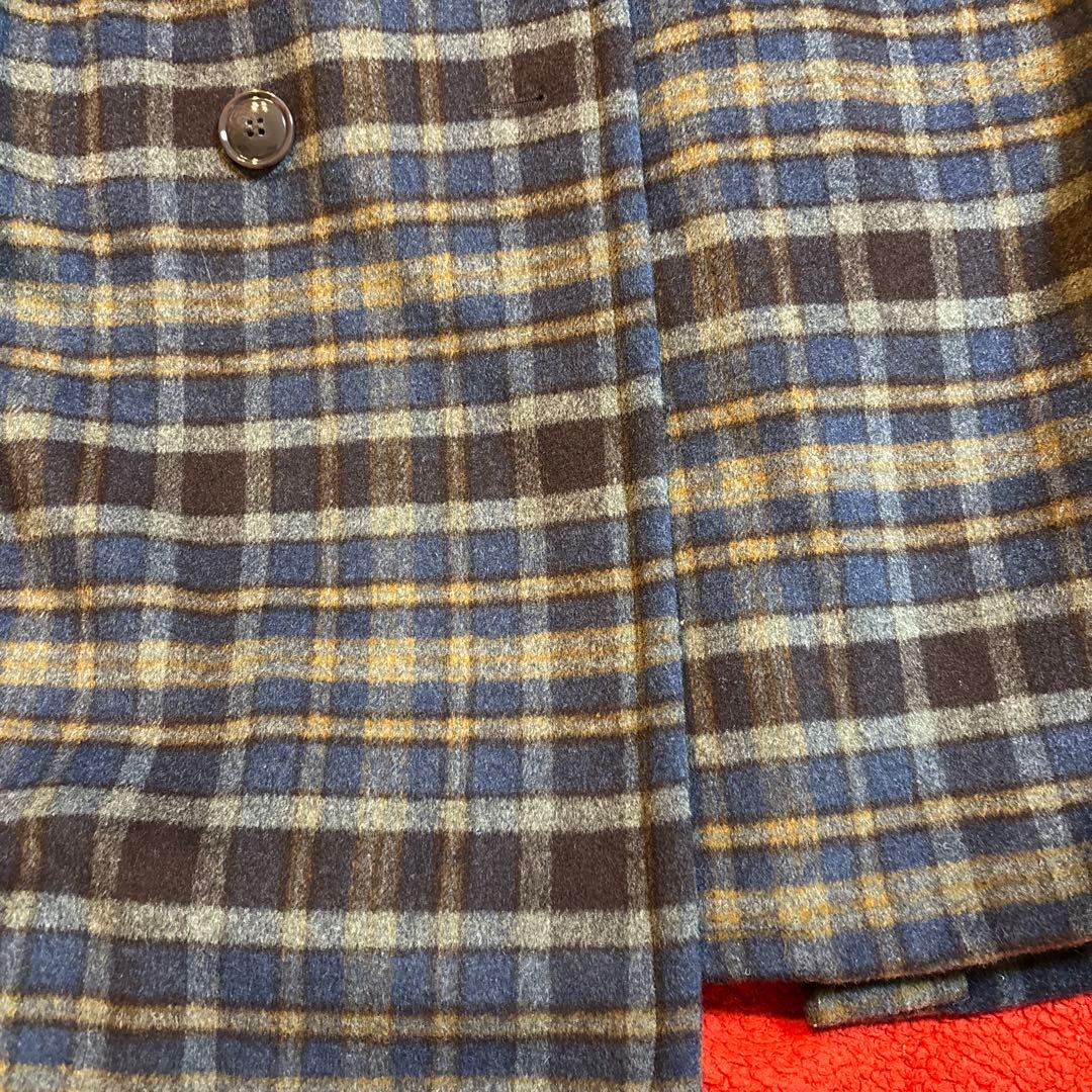 ナップタイム　naptime. Nissy 西島隆弘　コート　チェック　ブルー