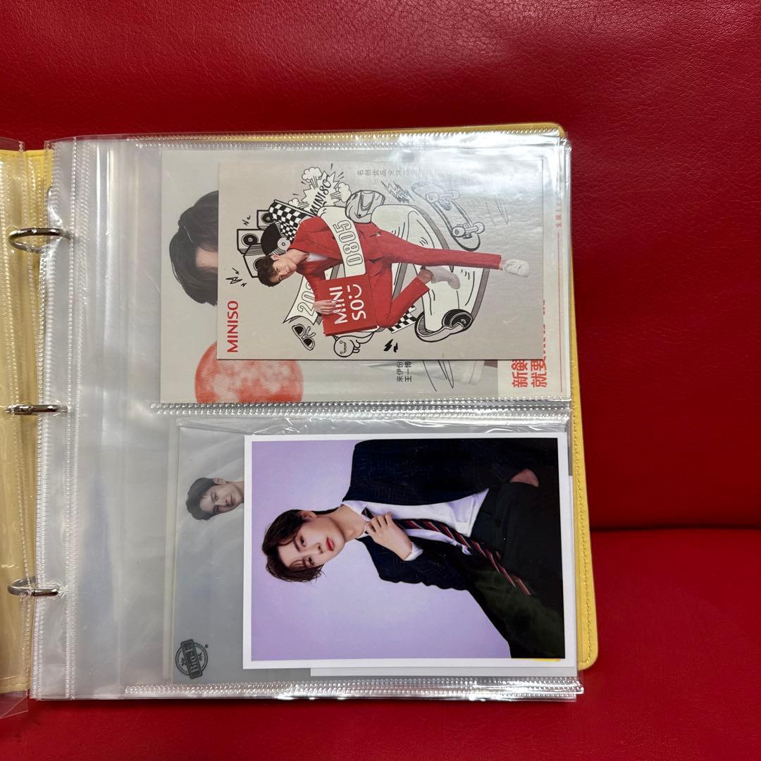 王一博ポストカード　100枚収納冊付き