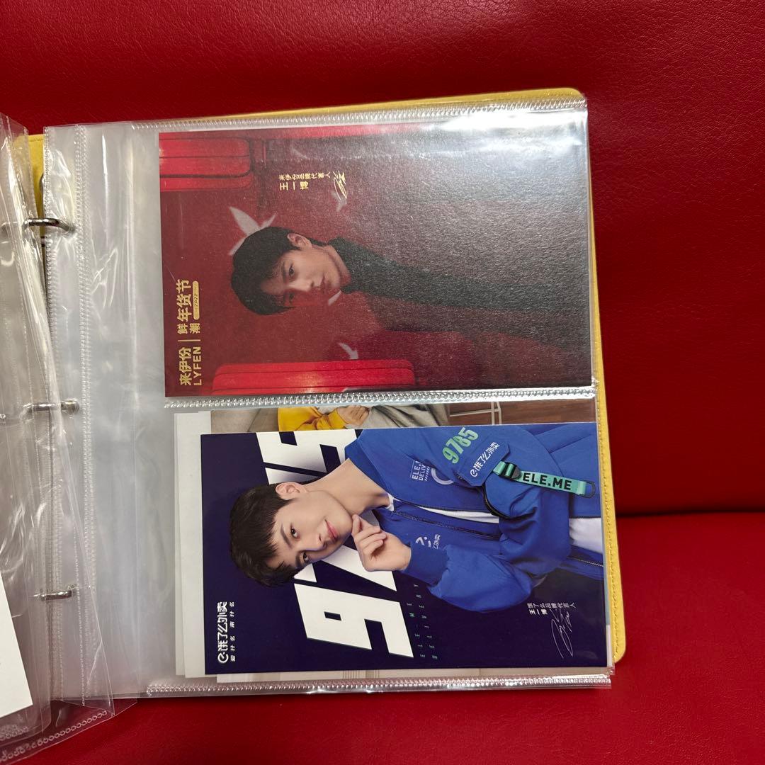 王一博ポストカード　100枚収納冊付き