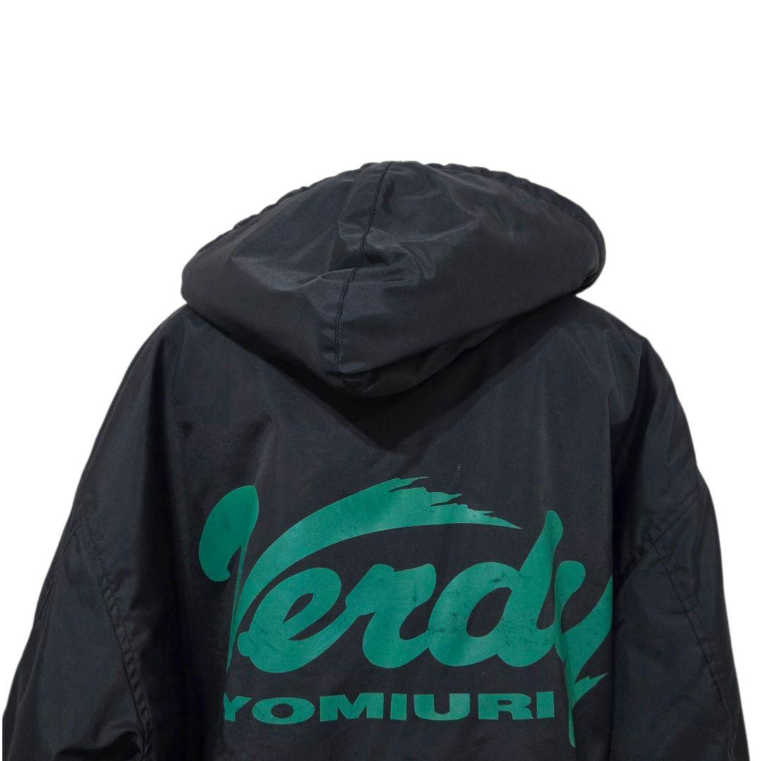 読売ヴェルディ　オフィシャル　ベンチコート【F】ブラック　ボア　Jリーグ
